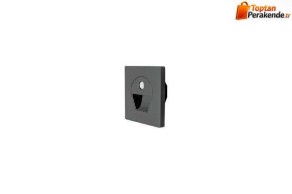Cata Ct-5170 1w Sensörlü Siyah KasaLedli Koridor Armatür Günışığı